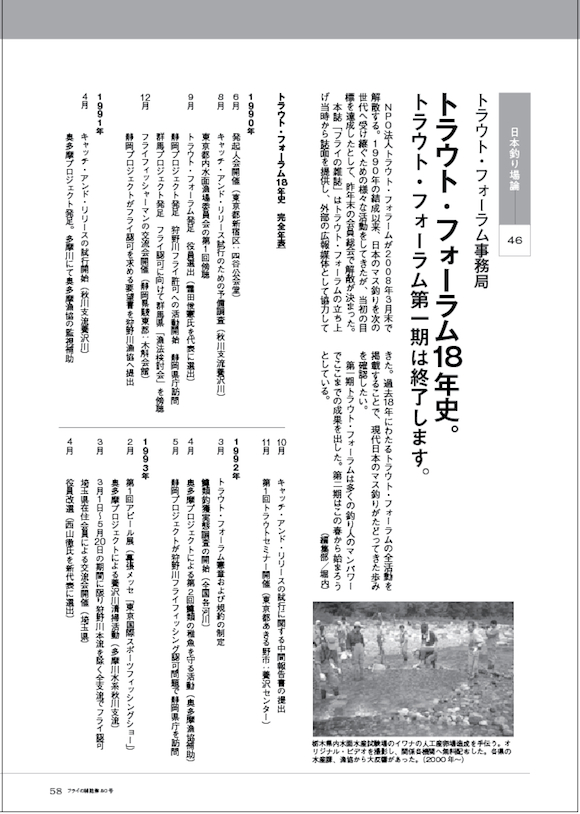 『フライの雑誌』第80号掲載