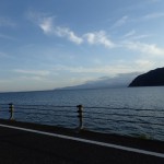 琵琶湖へ釣りで来るのは初めて。かんぜんに海です。